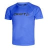 Core Essence Logo Running Shirt Men-Blue