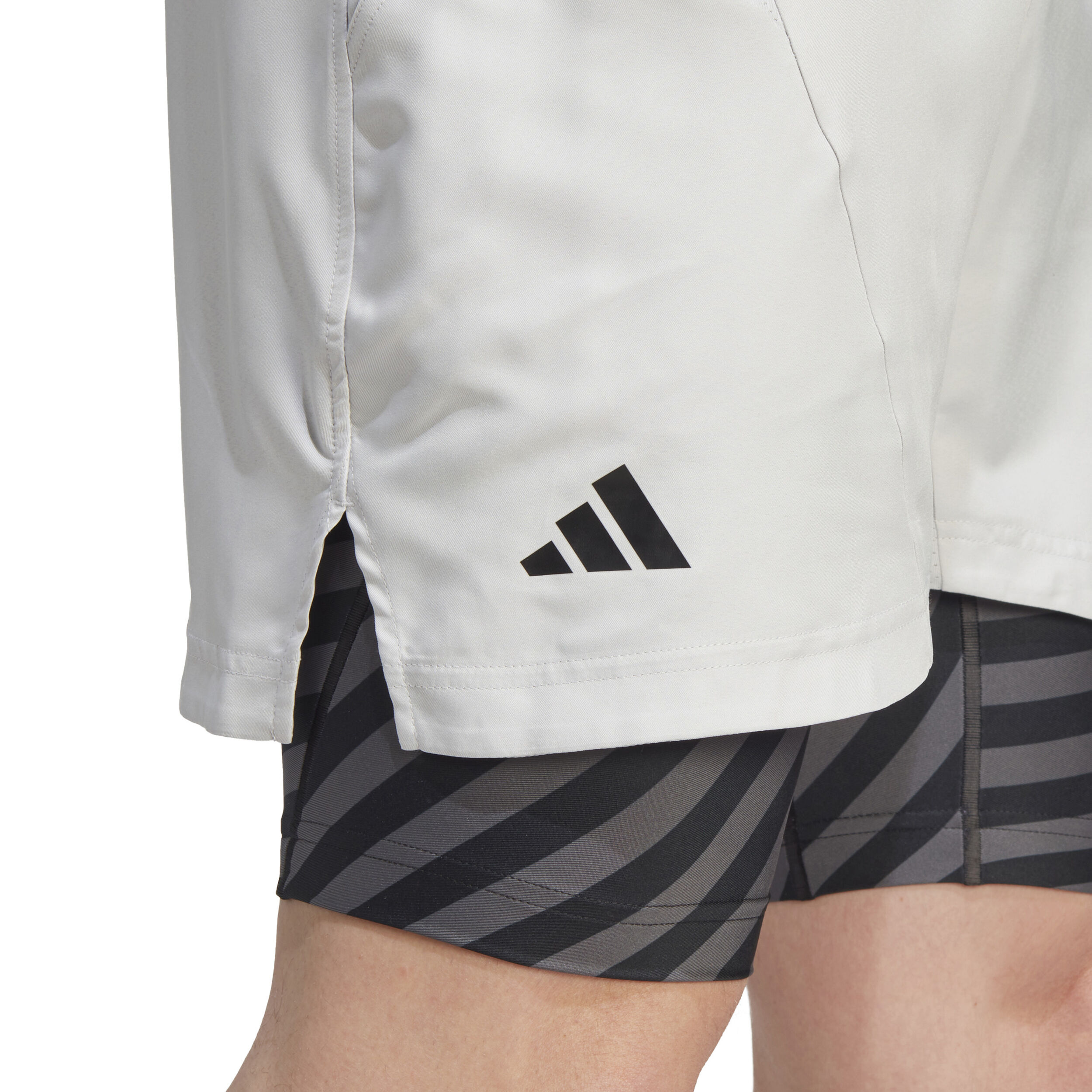Buy adidas 2in1 Pro Shorts Men Lightgrey Black online Tennis