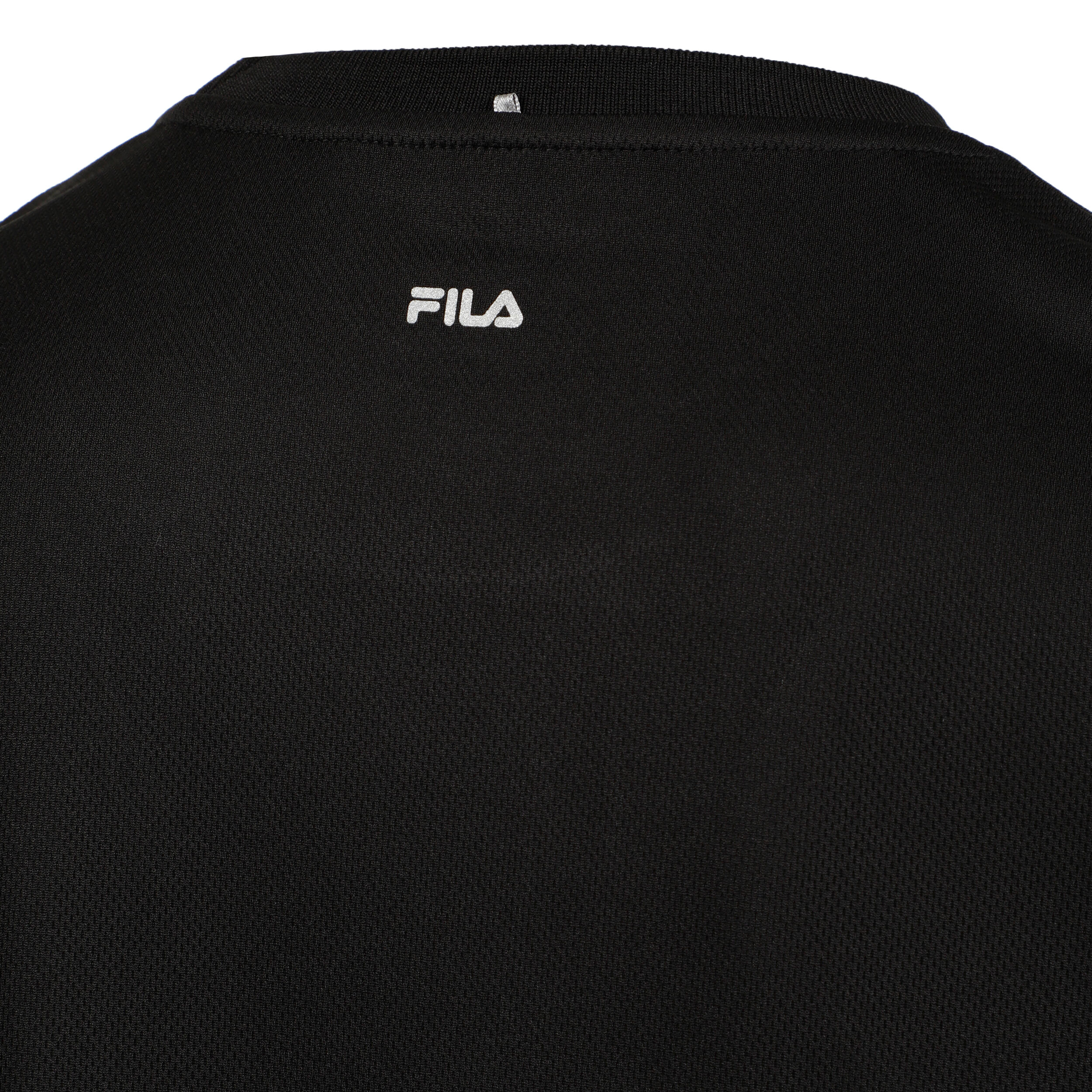 White and deals black fila shirt