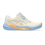 ASICS Padel shoes ASICS Gel-Challenger 15 Padel Shoe Women-Cream,Blue-gray