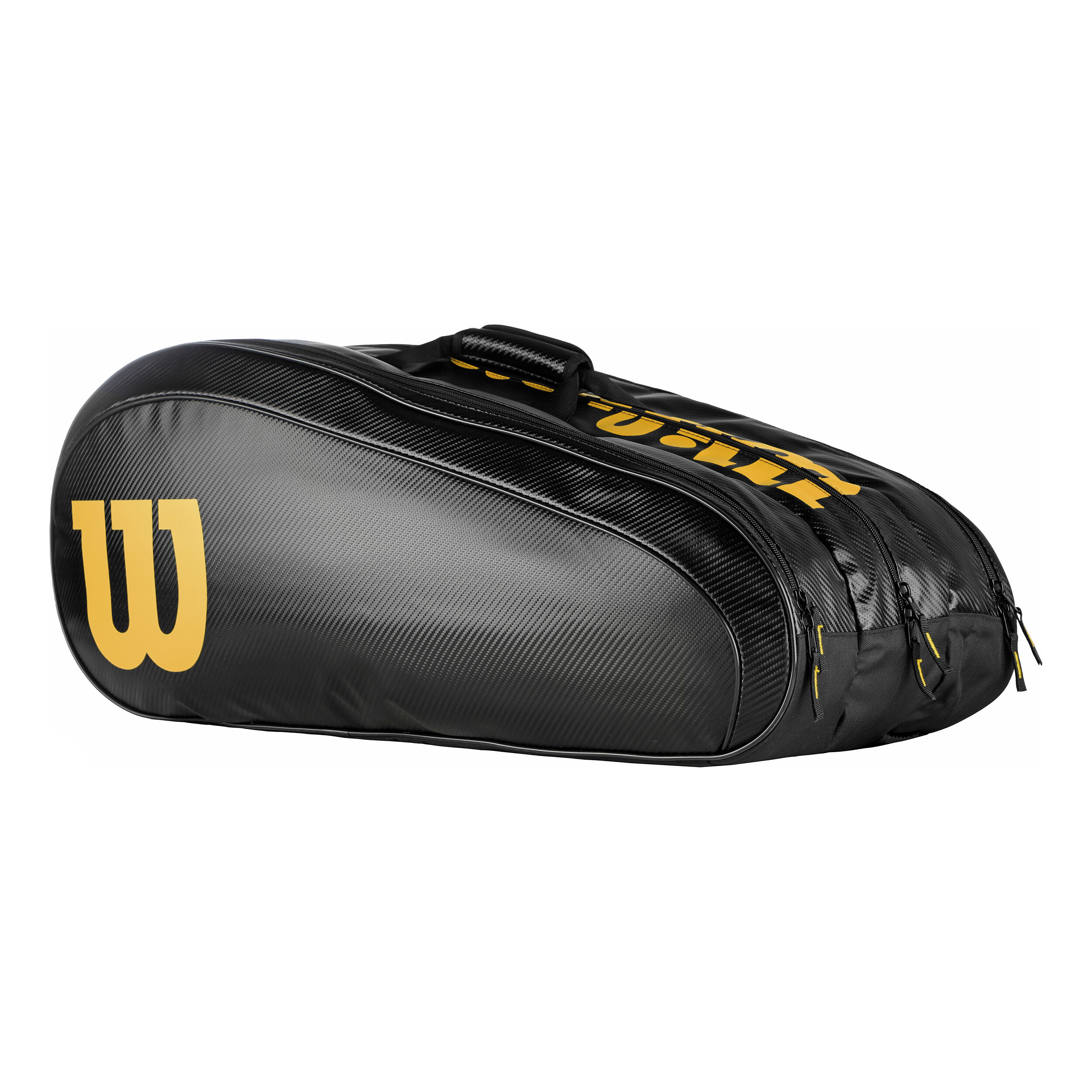 Wilson tennis bag black gold cheap