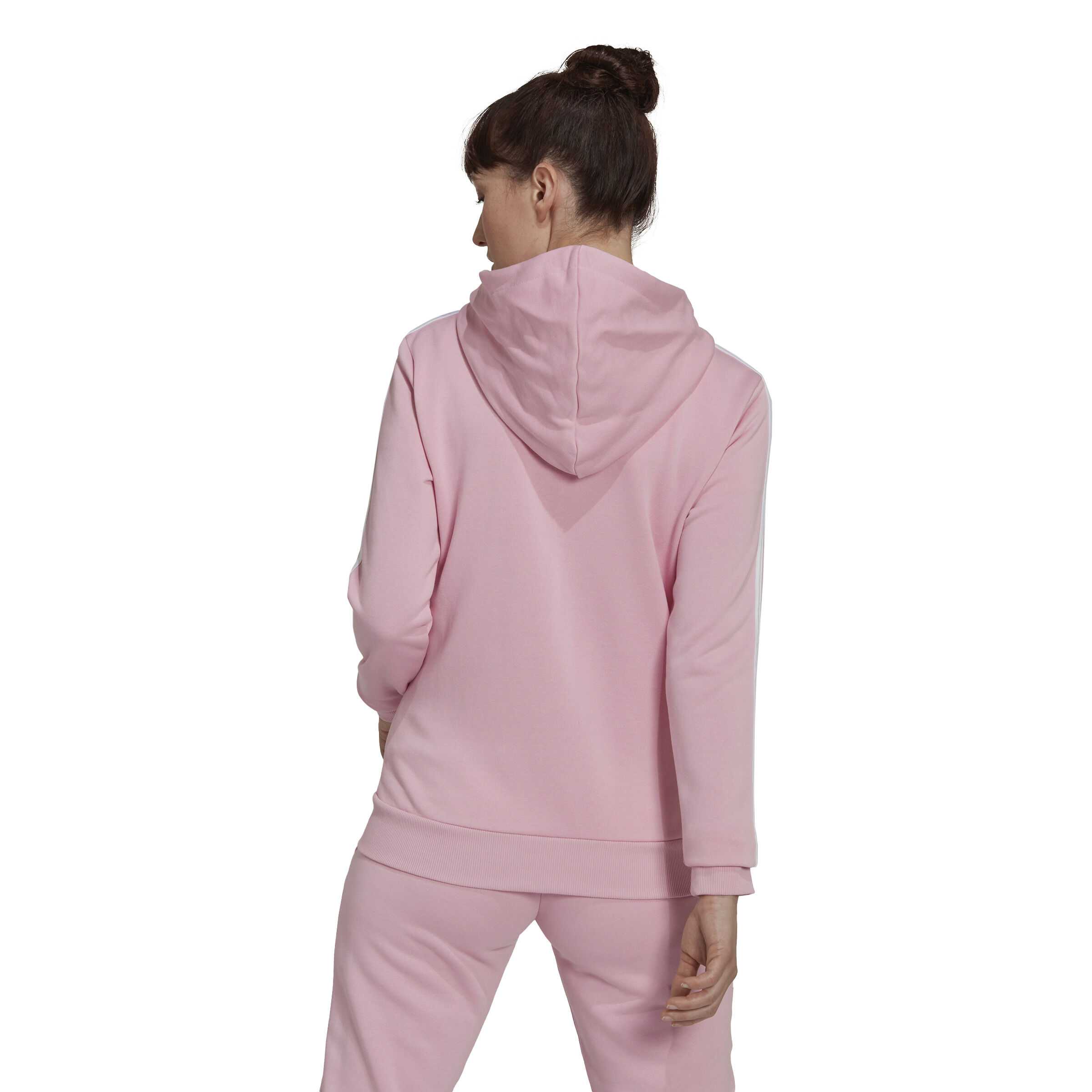 Buy adidas 3 Stripes French Terry Zip Hoodie Women Pink White