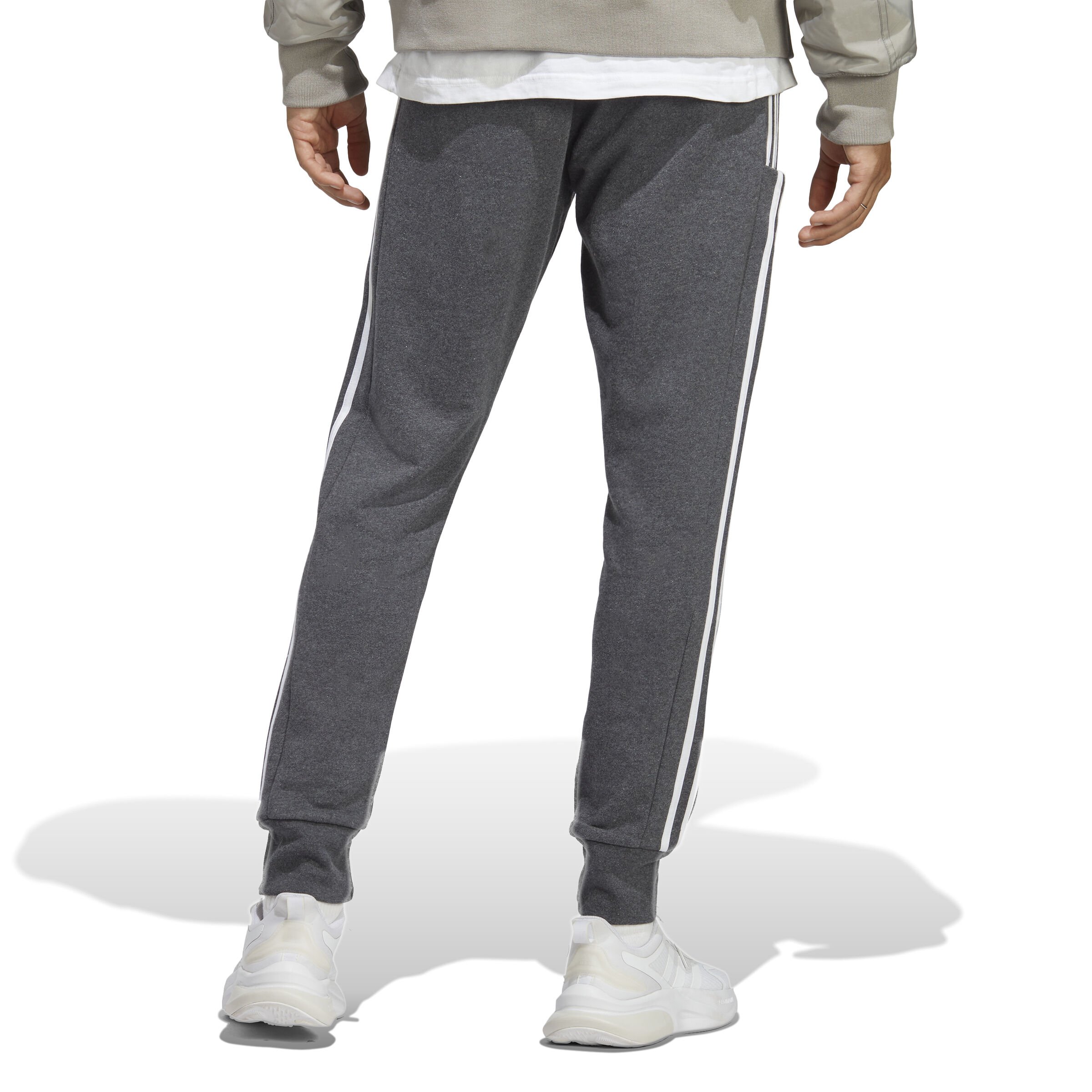 Grey 3 2025 stripe adidas joggers
