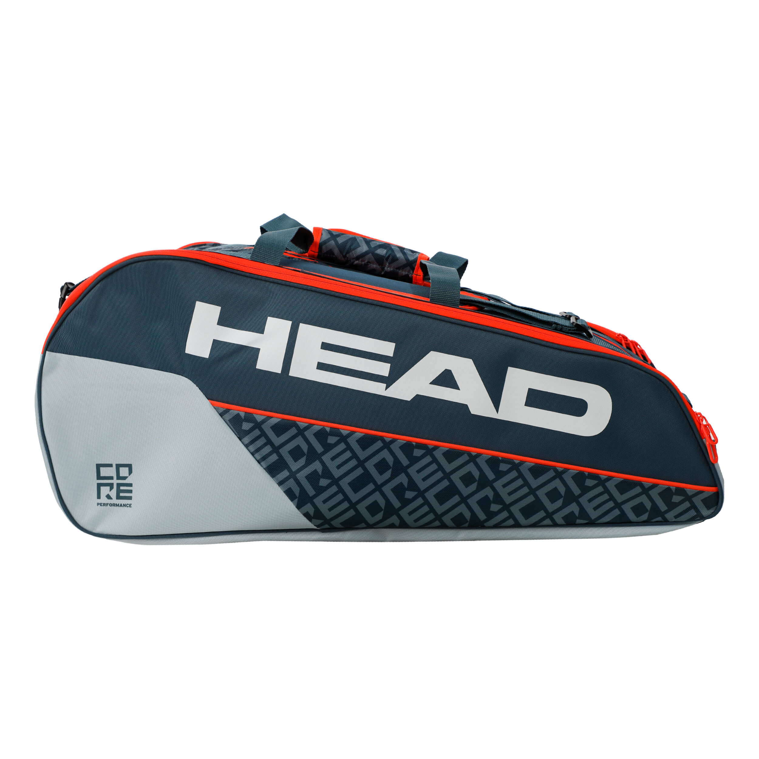 Core 9R Supercombi Racket Bag Grey Orange