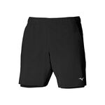 Mizuno Clothing Mizuno Core 7.5 2in1 Running Shorts Men-Black