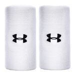 Under Armour Clothing Under Armour 6in Performance Wristband 2 Pack Unisex - white, black