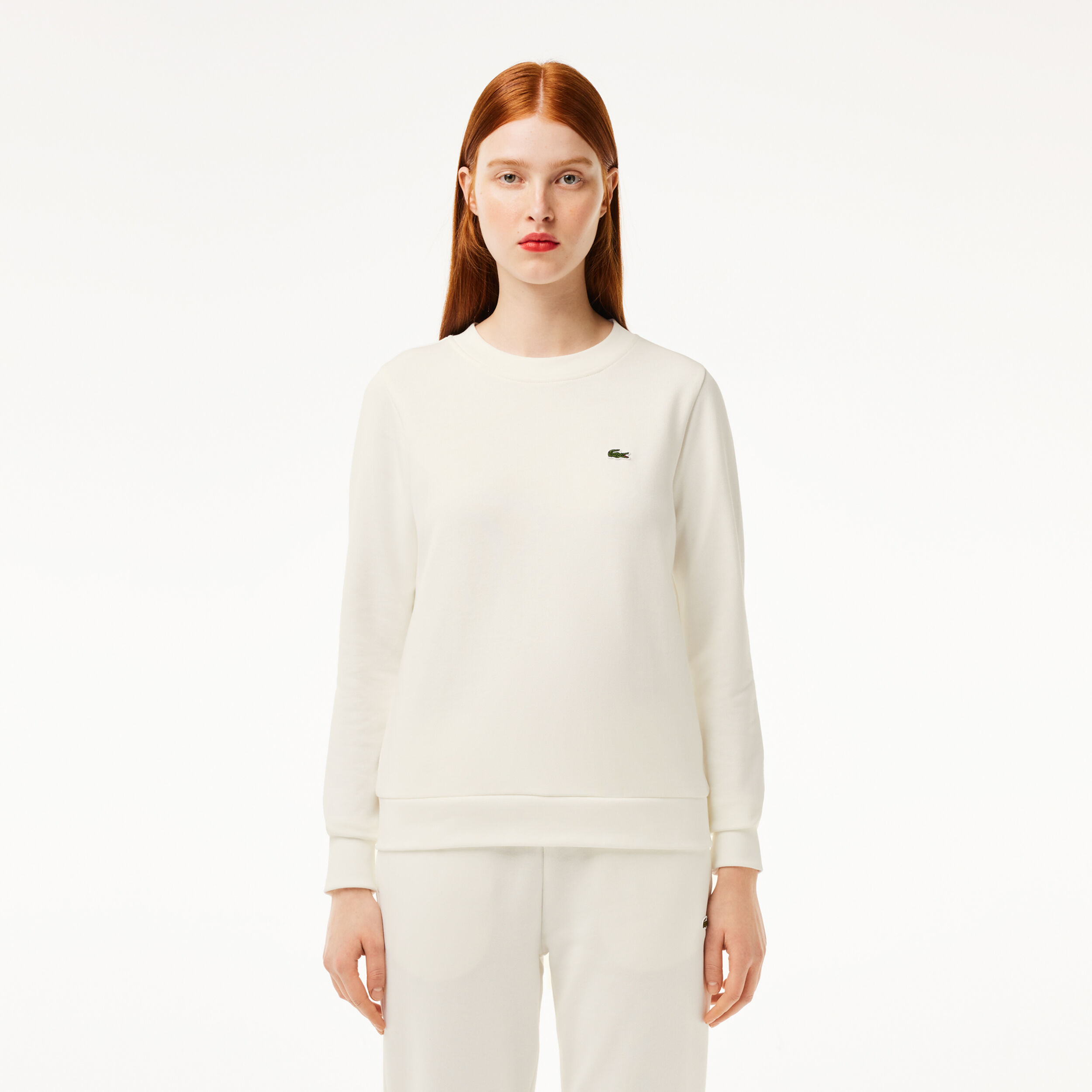 Lacoste Sweatshirt Women White | Tennis-Point