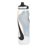 Refuel Grip 946ml Water Bottle-Transparent,Black