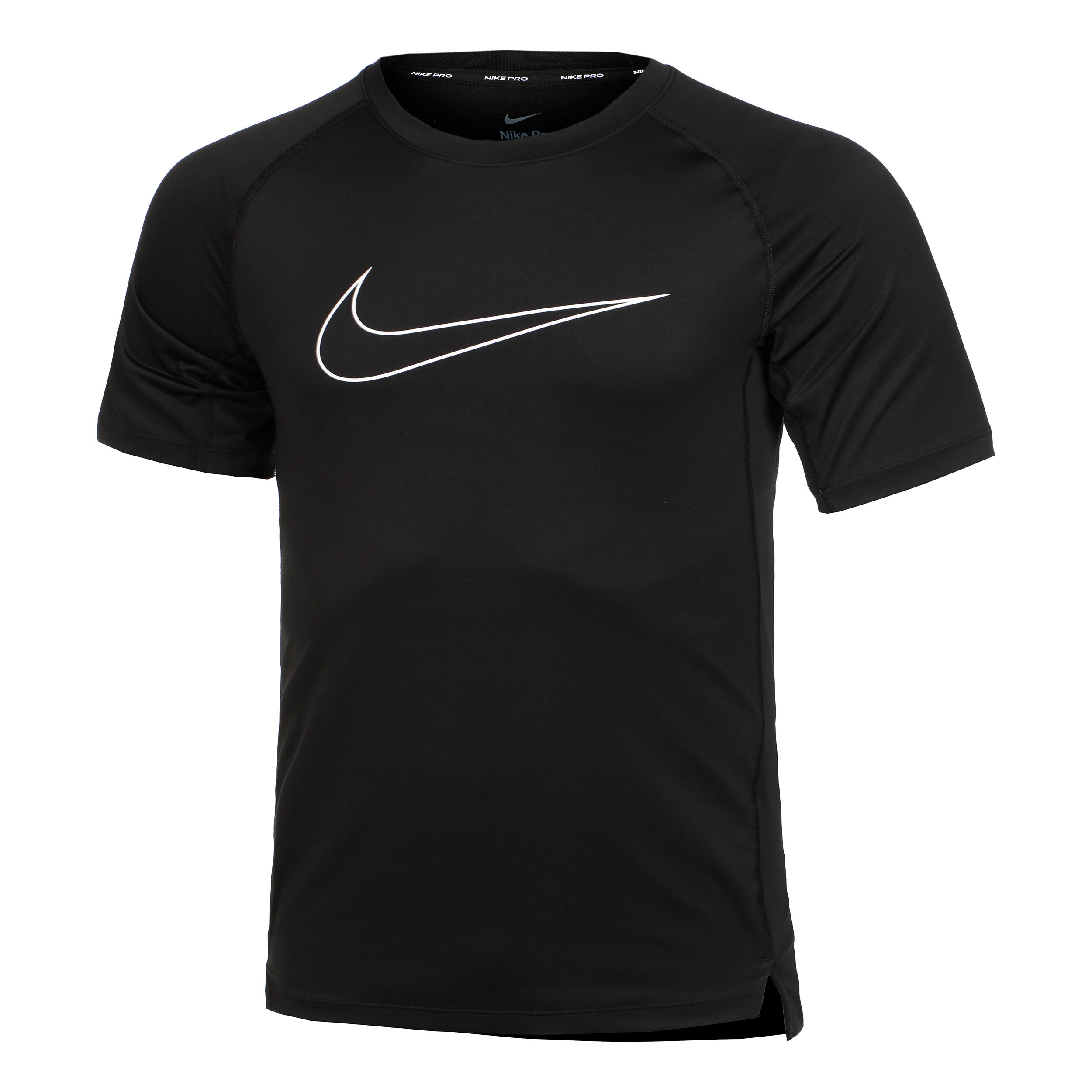 Buy Nike Dri Fit Pro Tight T Shirt Men Black White online