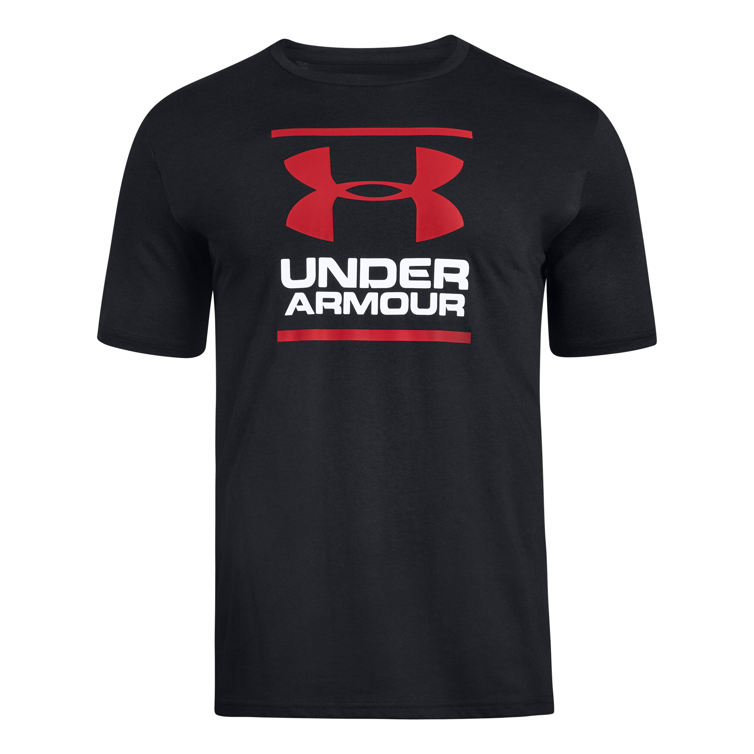 Black and red under armour discount t shirt