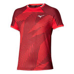 Mizuno T-Shirt Mizuno T-Shirt Men-dark red, red