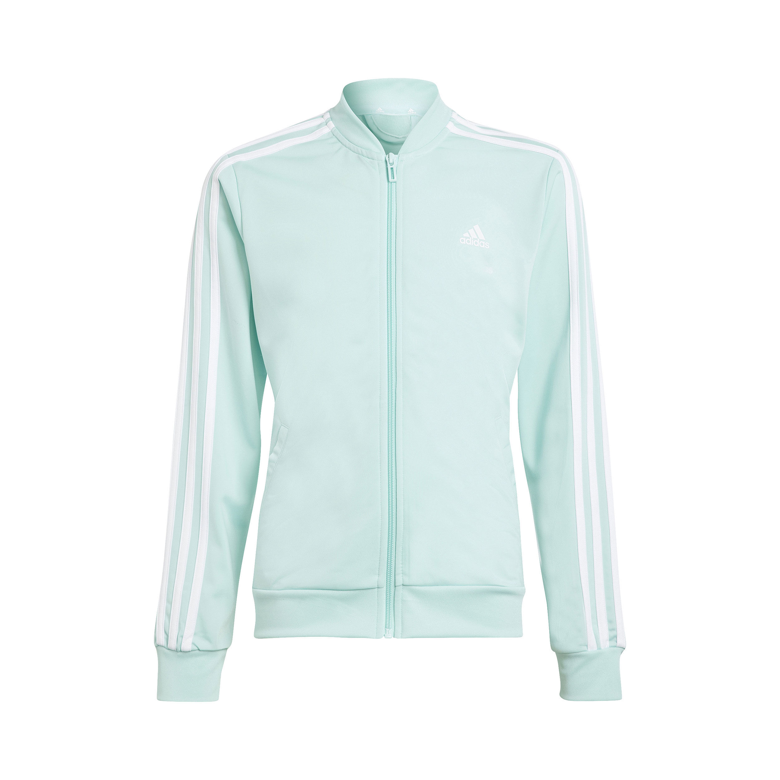 adidas 3 Stripes Tracksuit Girls Mint, Petrol | Tennis-Point