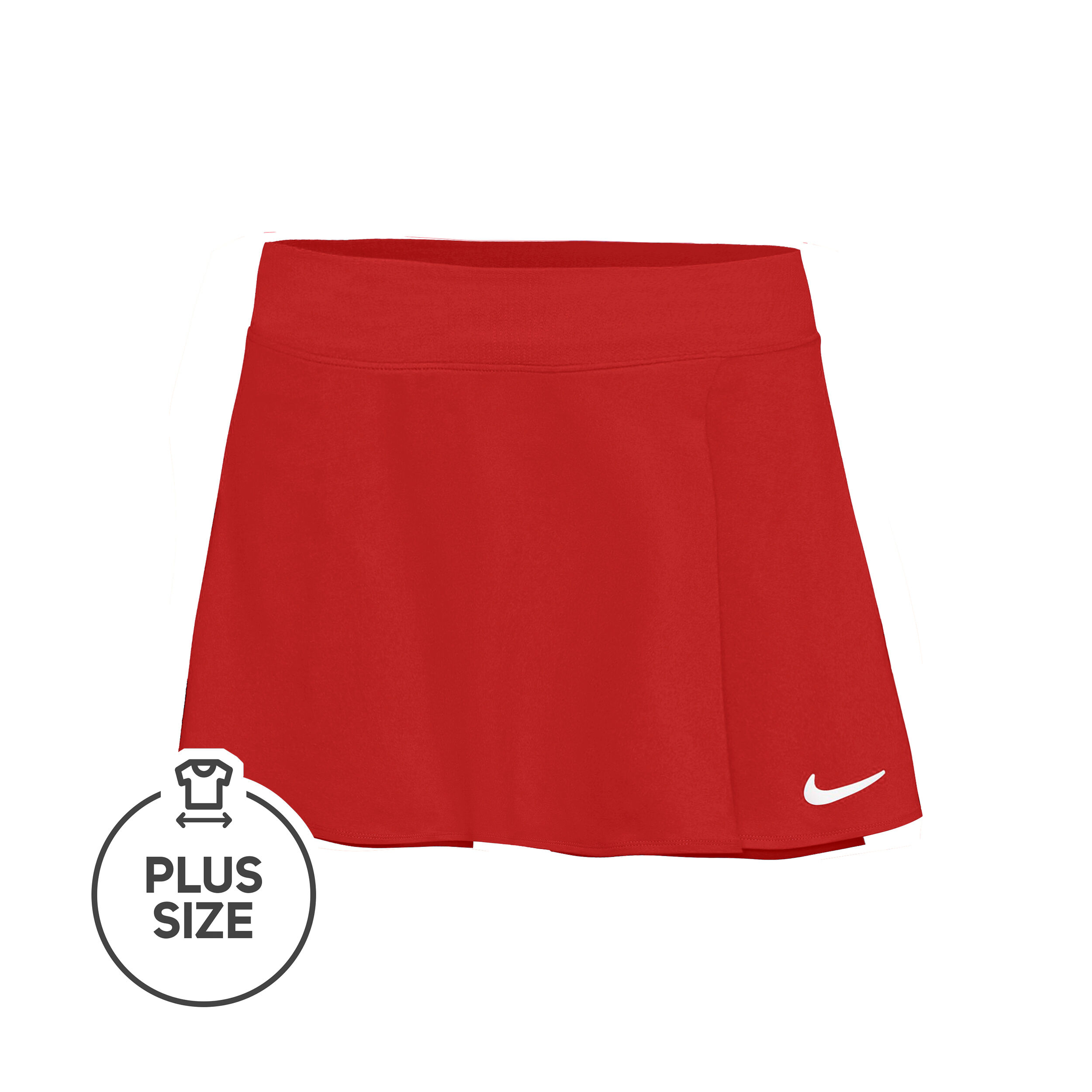 Plus size sales red tennis skirt