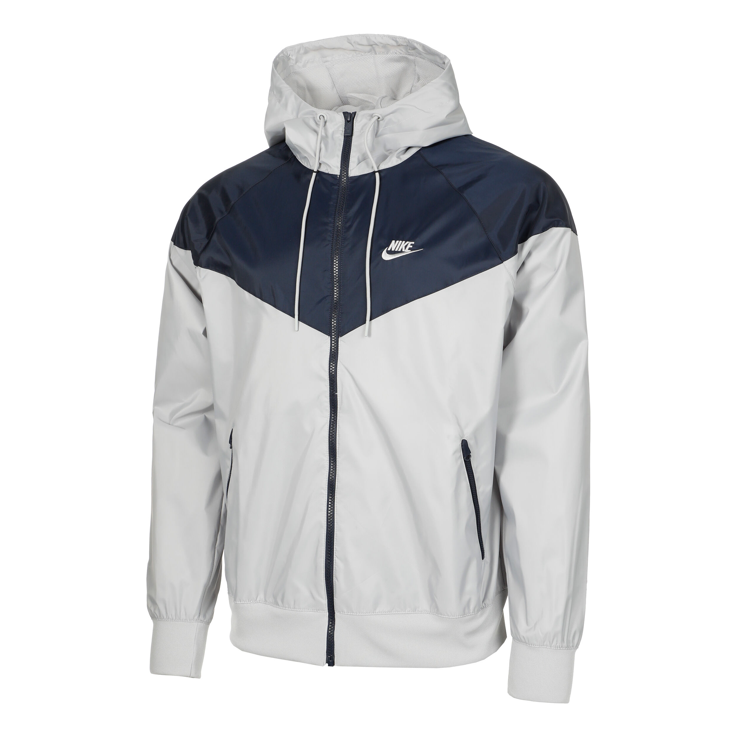 Nike heritage essentials woven hot sale windrunner jacket in grey
