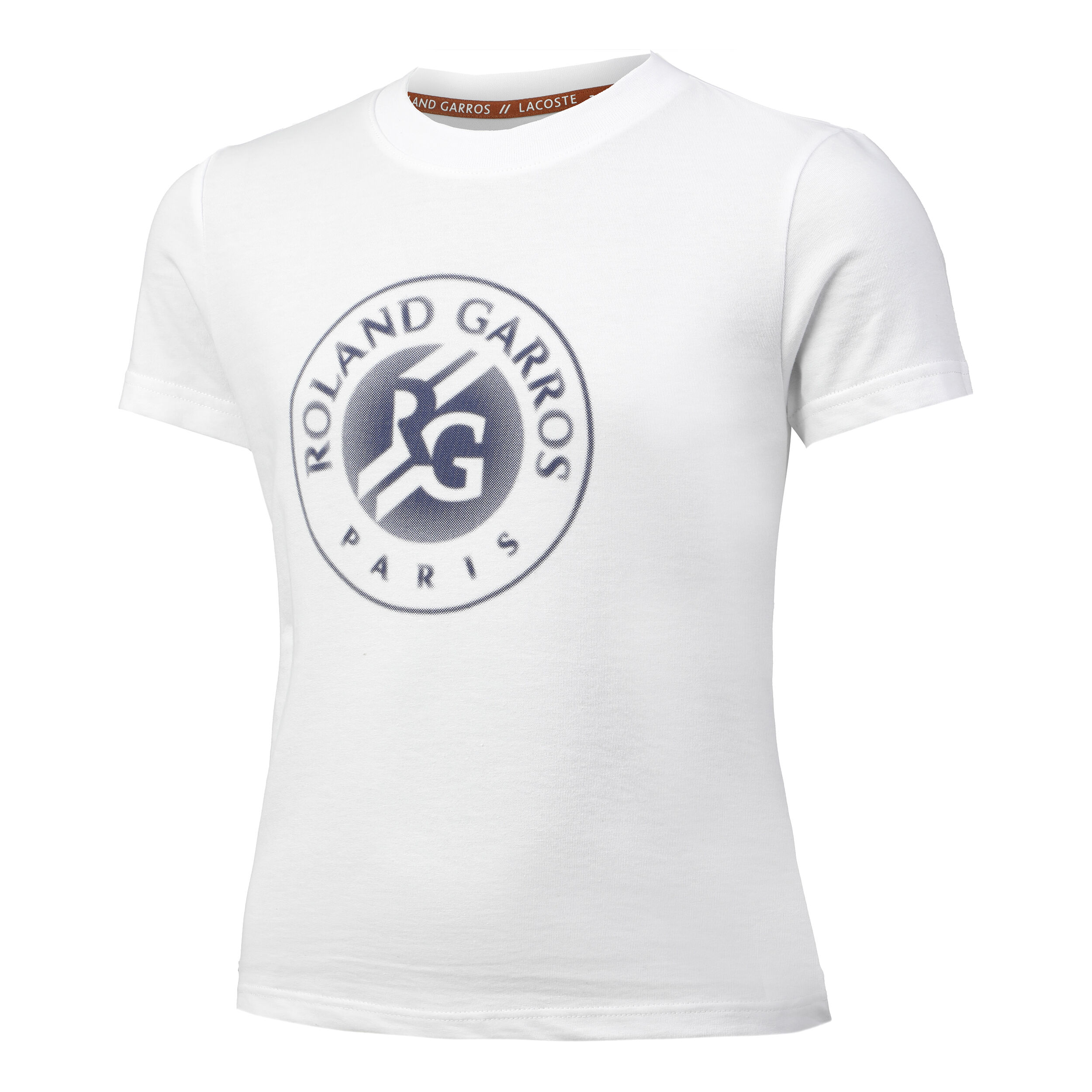 Roland Garros Performance T Shirt Kids White Blue