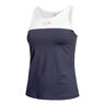 Lace Tank top Women - dark blue, white