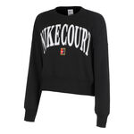 Nike Clothing Nike Court Phoenix Fleece Crew Heritage Sweatshirt Women-Black,Black