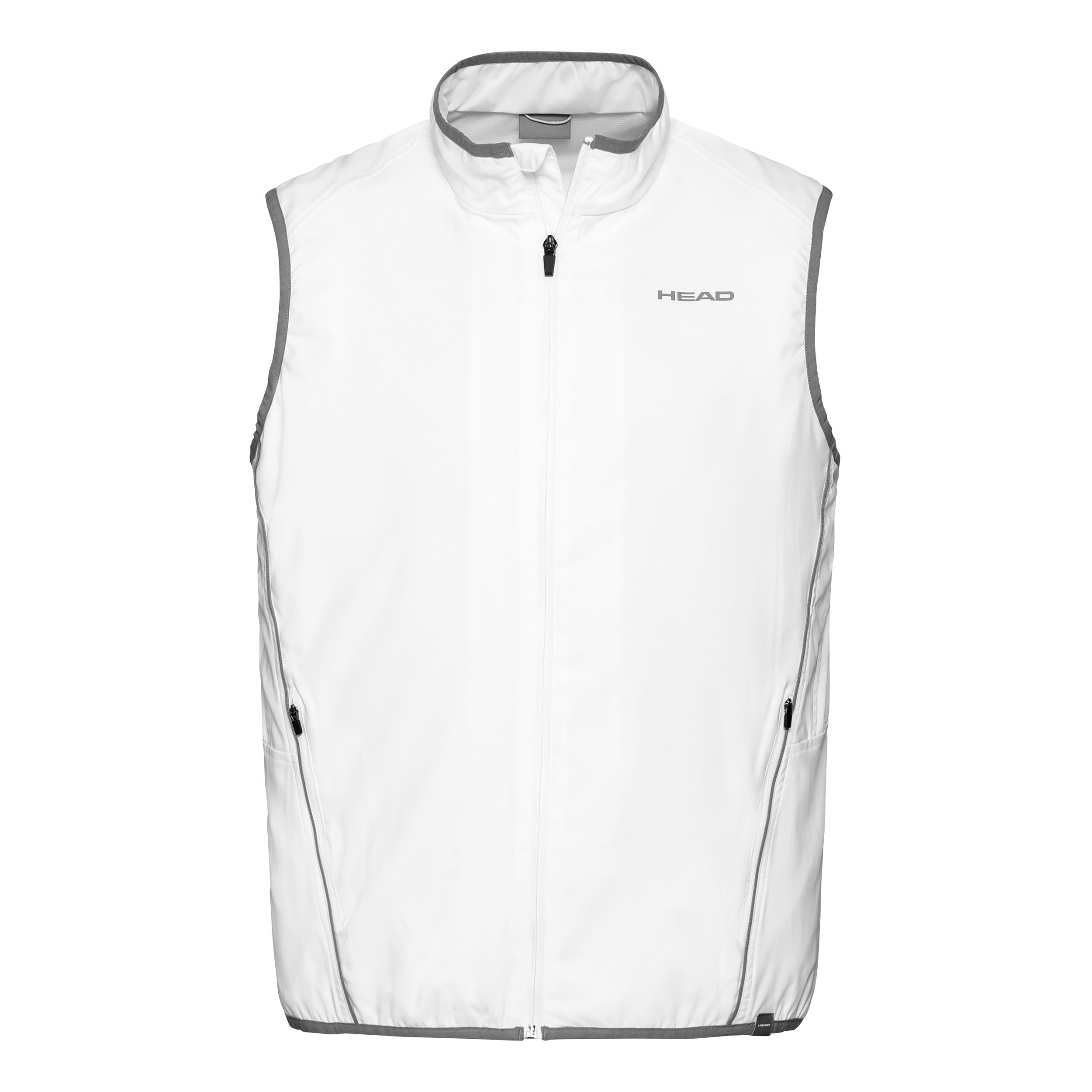 Club Vest Men White Grey