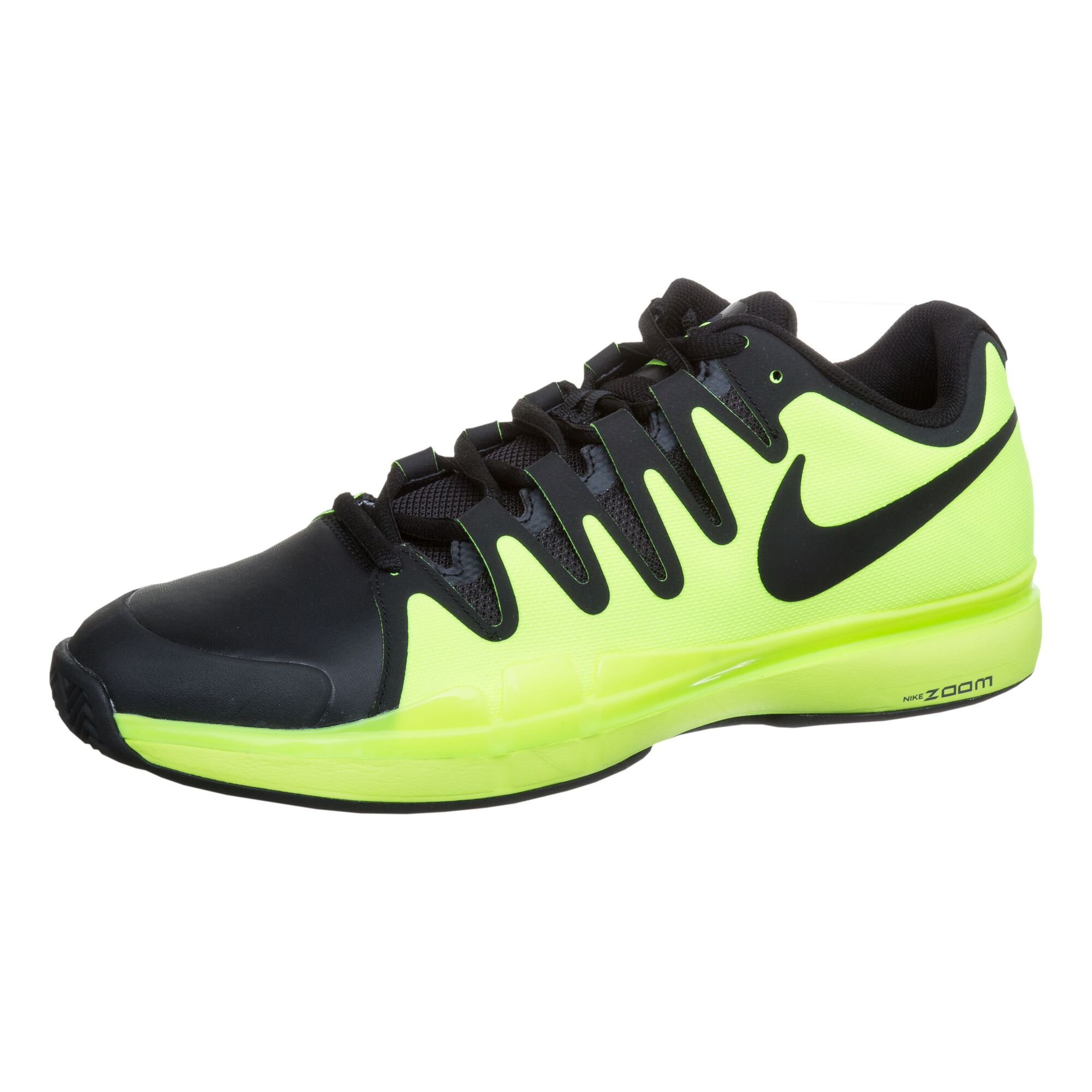 buy Nike Federer Zoom 9.5 Tour Clay Court Shoe Men - Neon Yellow, Black online |