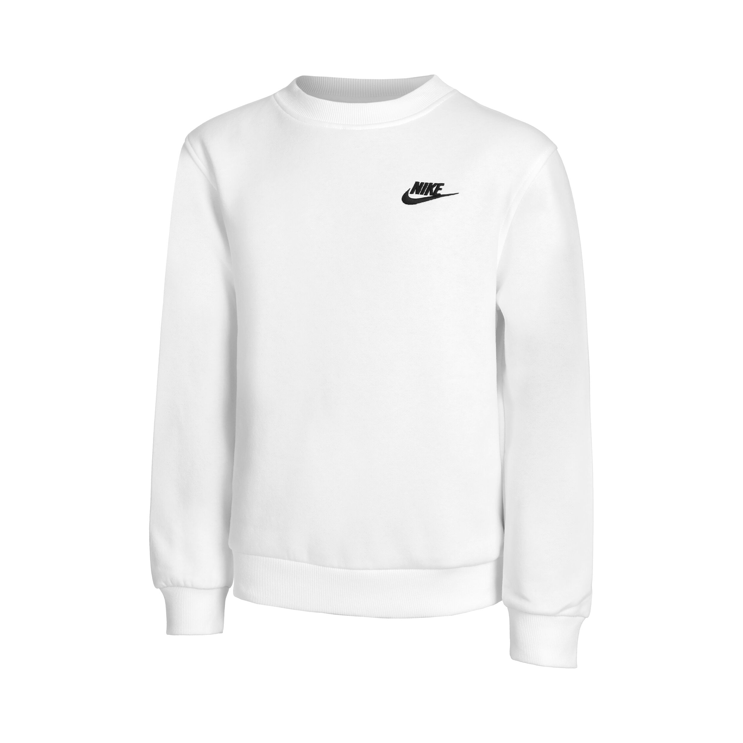Boys white nike sweatshirt outlet