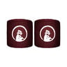 Short Wristband 2 Pack-Wine Red