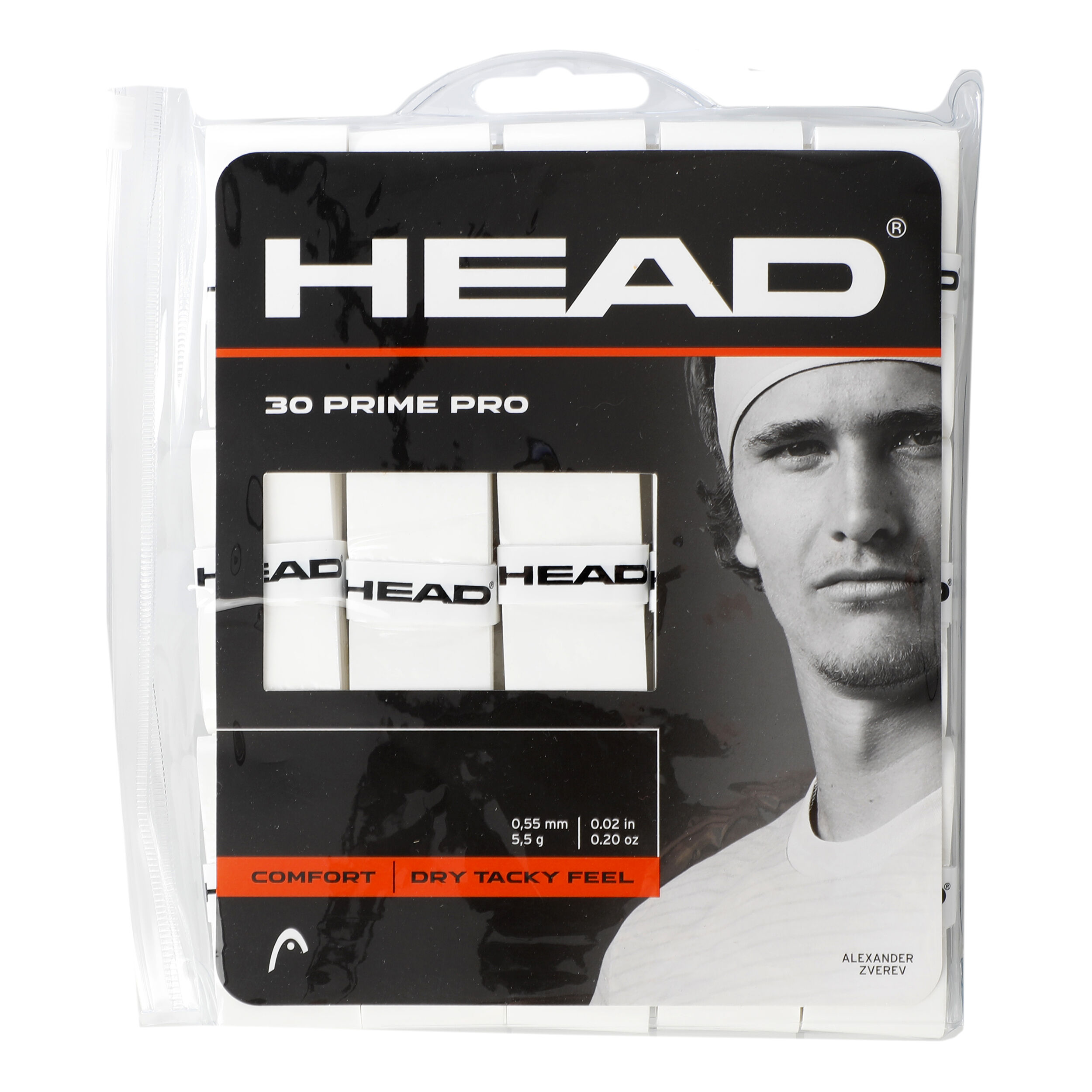 HEAD PRIME overgrip confezione da 30  bianchi 
