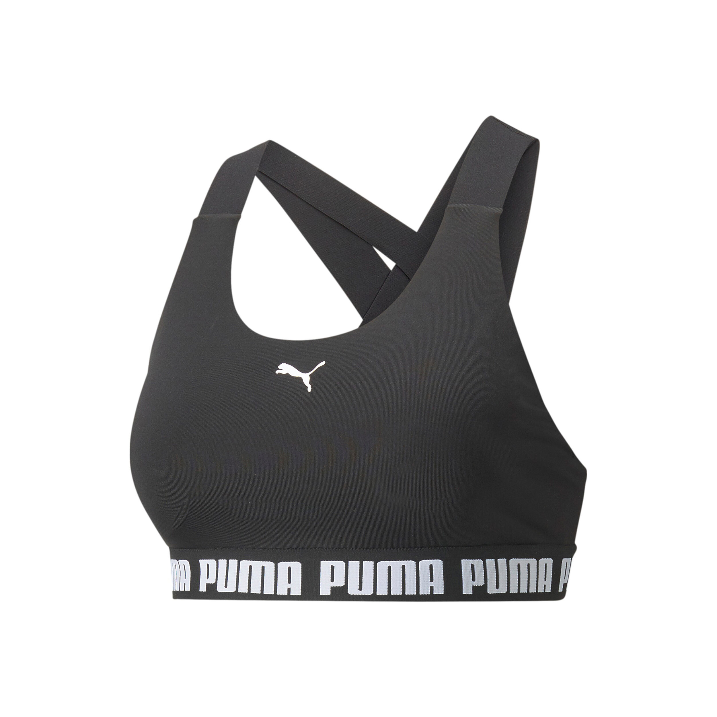 Buy Puma Mid Impact Feel It Sports Bras Women Grey online Tennis