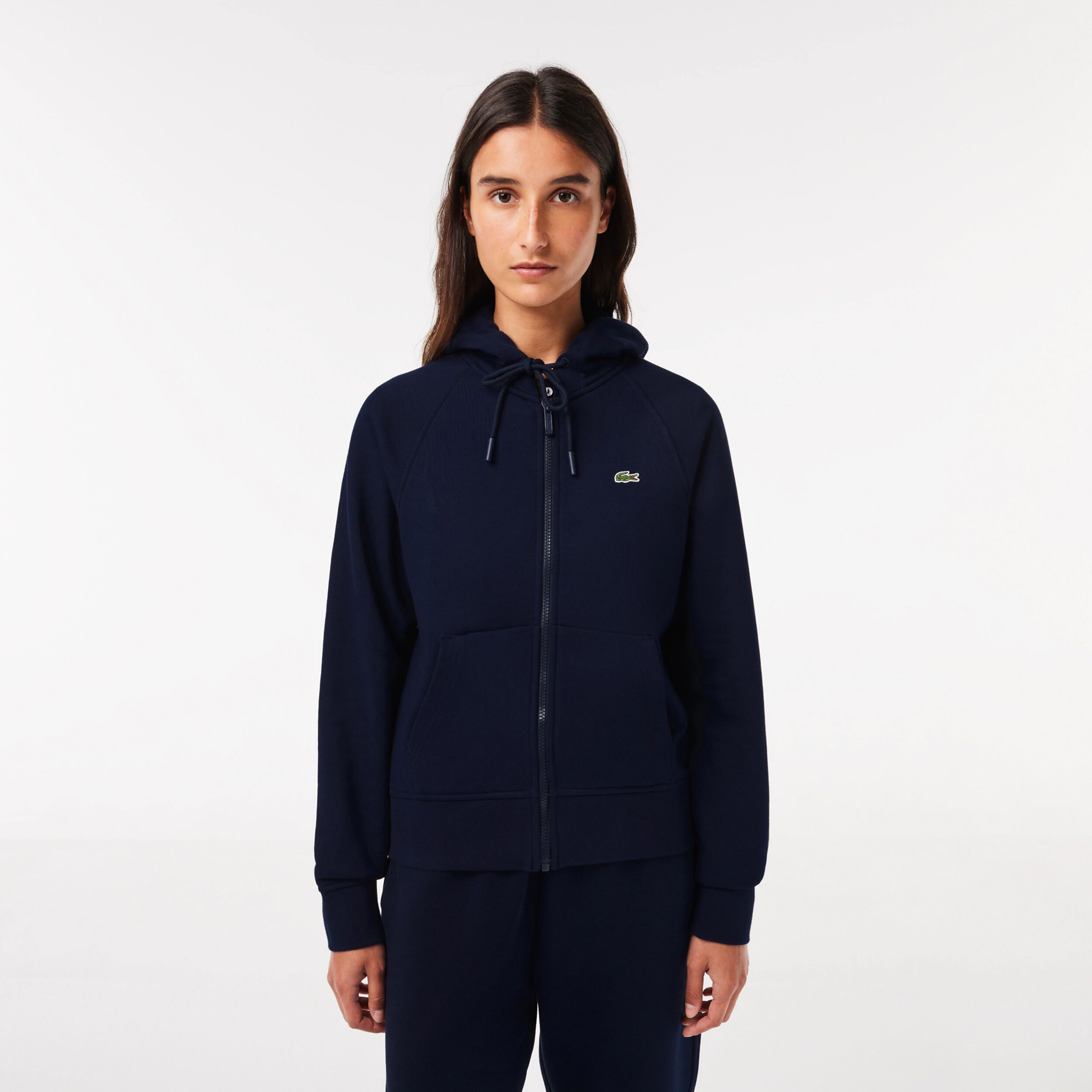 Lacoste core full zip hotsell hoodie