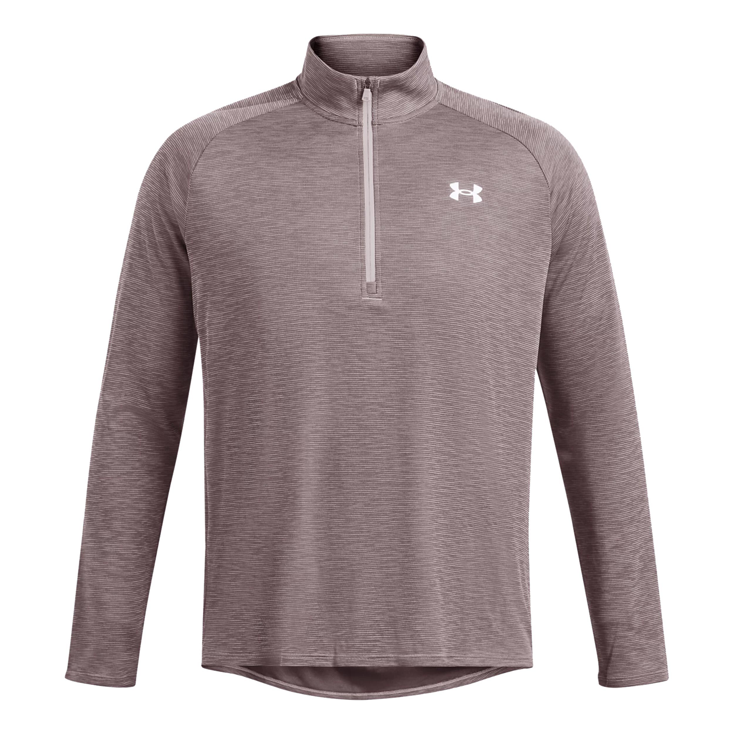 Buy Under Armour Tech Textured 1/2 Zip Long Sleeve Men Grey online | Tennis  Point COM