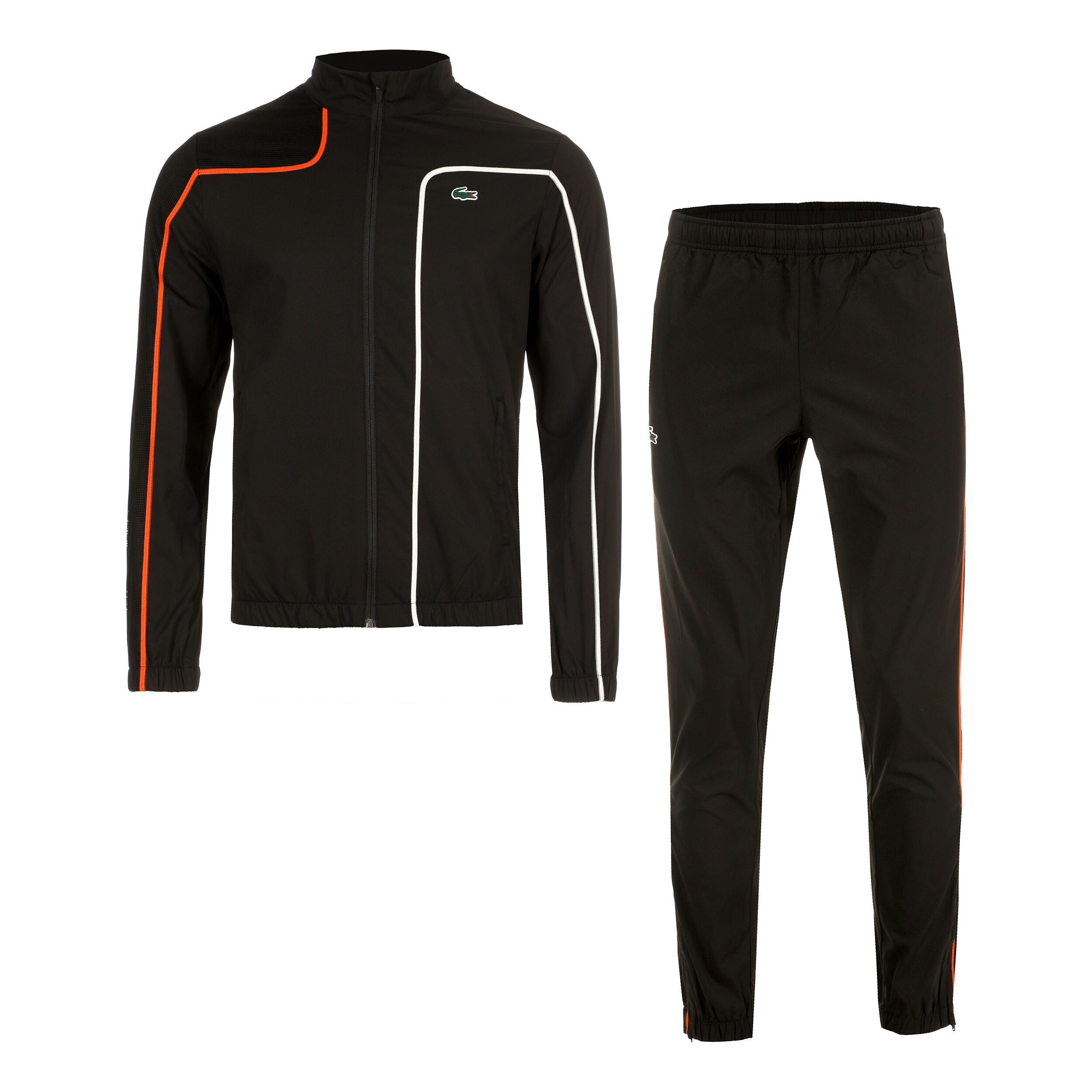 Lacoste sport tracksuit black online