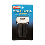 Tourna Racket accessories Tourna Vibrex Lock Dampener 2 Pack-Black