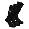 Don Carlito Crew Move Tennis Socks 3 Pack-Black,White