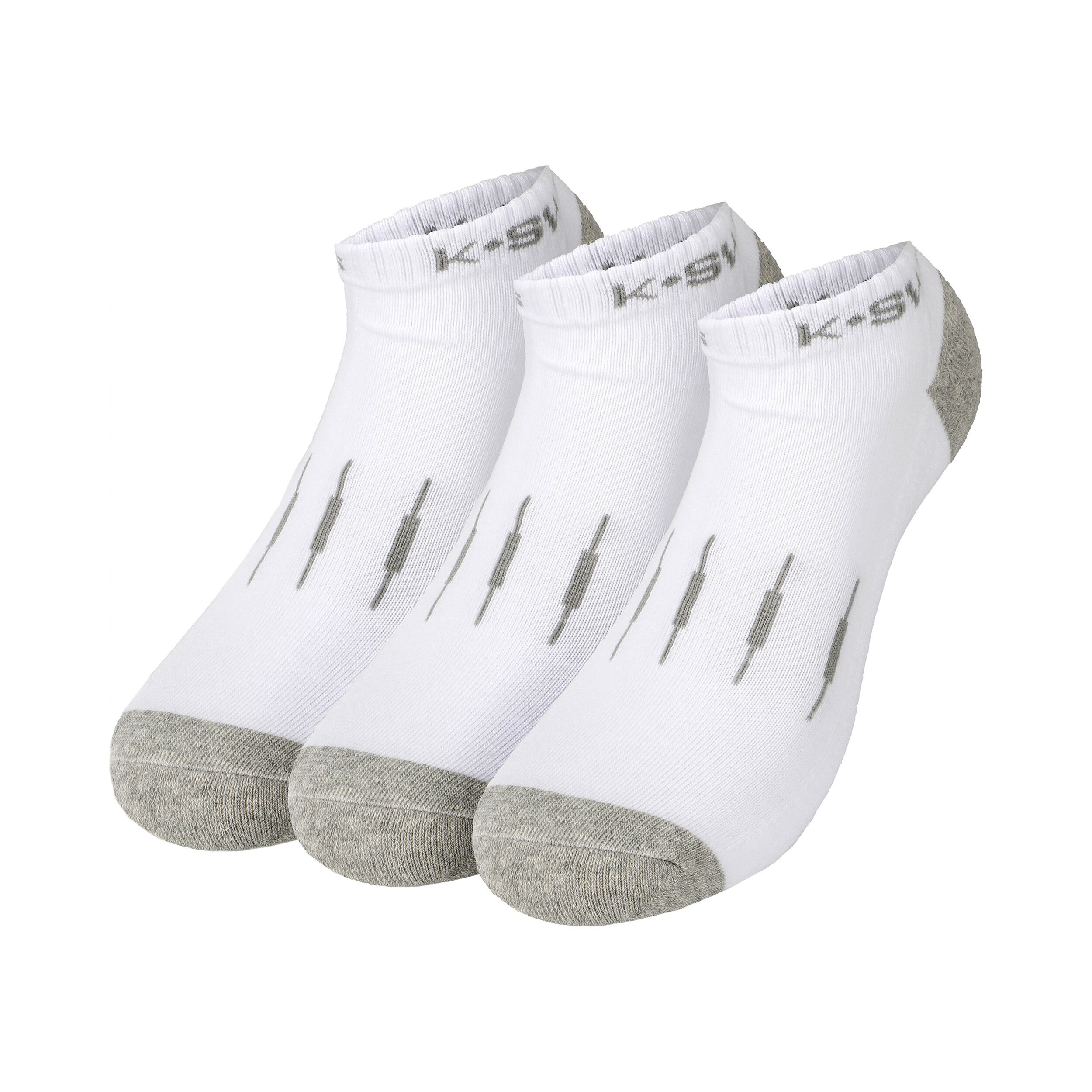 Tennis Socks 3 Pack Women White Lightgrey