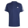 Training Essential Base 3 Stripes T-Shirt Men-Dark Blue,White