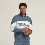 Wilson Clothing Wilson Parkside Half-Zip Sweatshirt Men-Blue