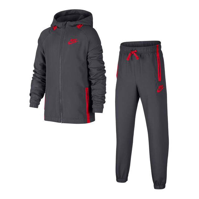 Buy Nike Sportswear Tracksuit Boys Dark Grey, Red online | Tennis Point COM