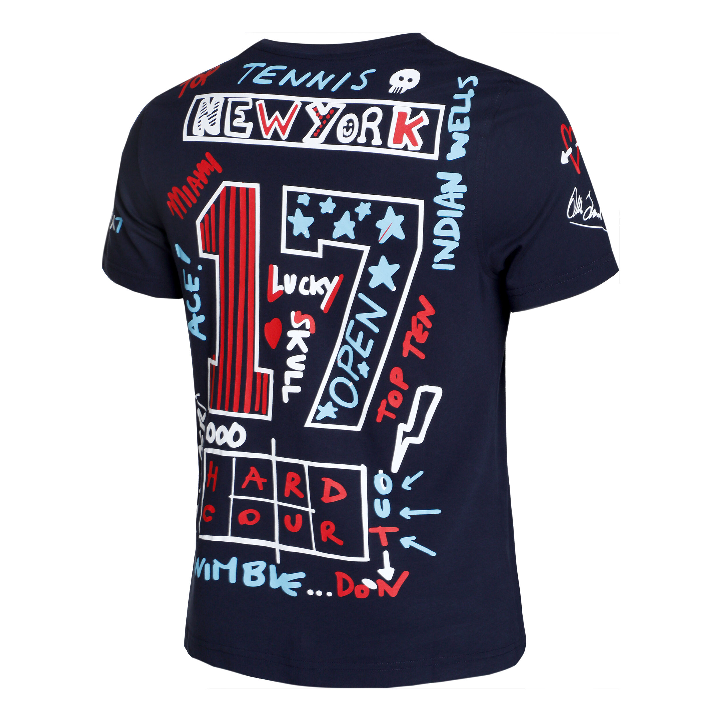 【Hydrogen】ソロナ グラフィティ Tシャツ 半袖 全3色 Buy Hydrogen Grafitti T-Shirt Special Edition Men Dark Blue