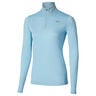 Core Impulse Half Zip Running shirt Women-light blue