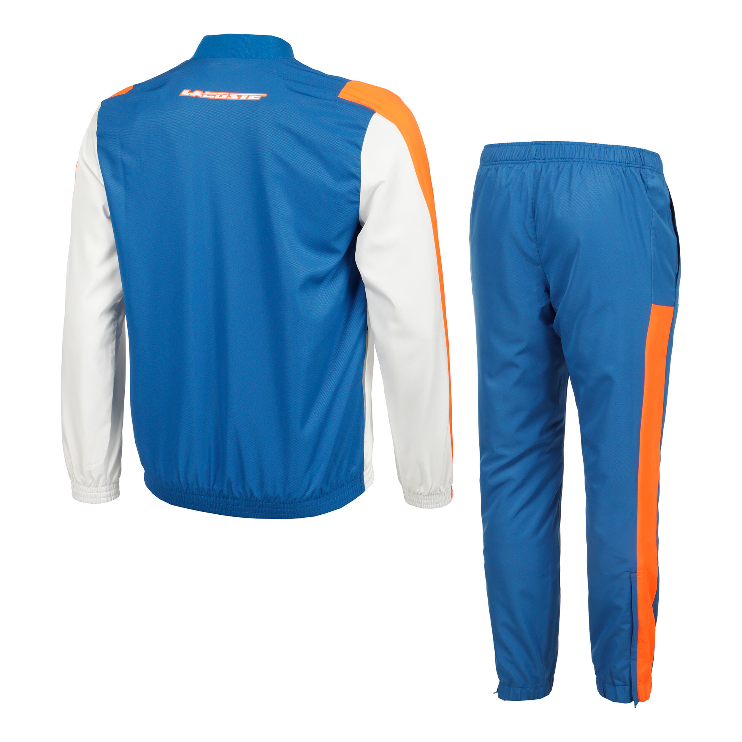 Blue lacoste tracksuit bottoms outlet