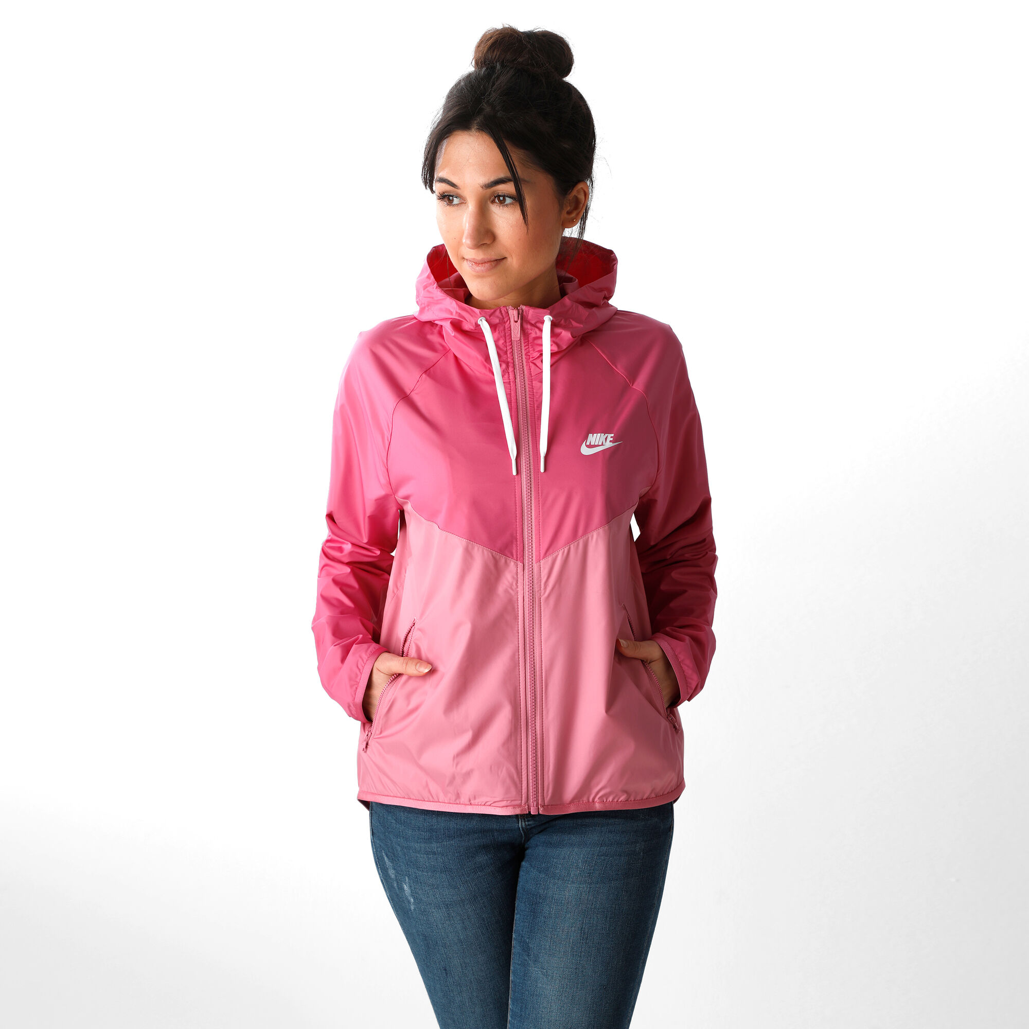 Buy Nike Sportswear Windrunner Training Jacket Women Berry, Pink online ...
