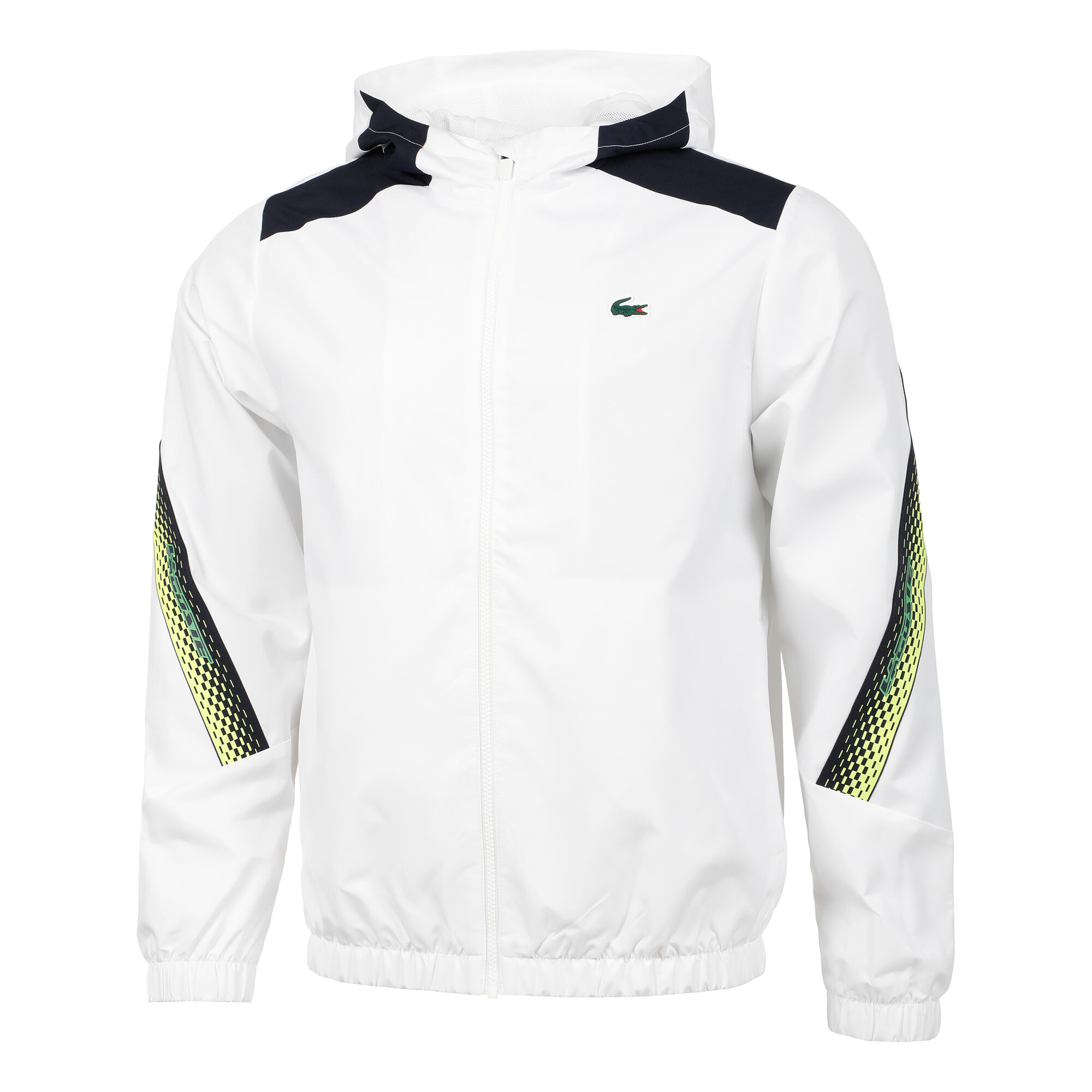 Buy Lacoste Training Jacket Men White, Blue online | Tennis Point COM | Trainingsjacken