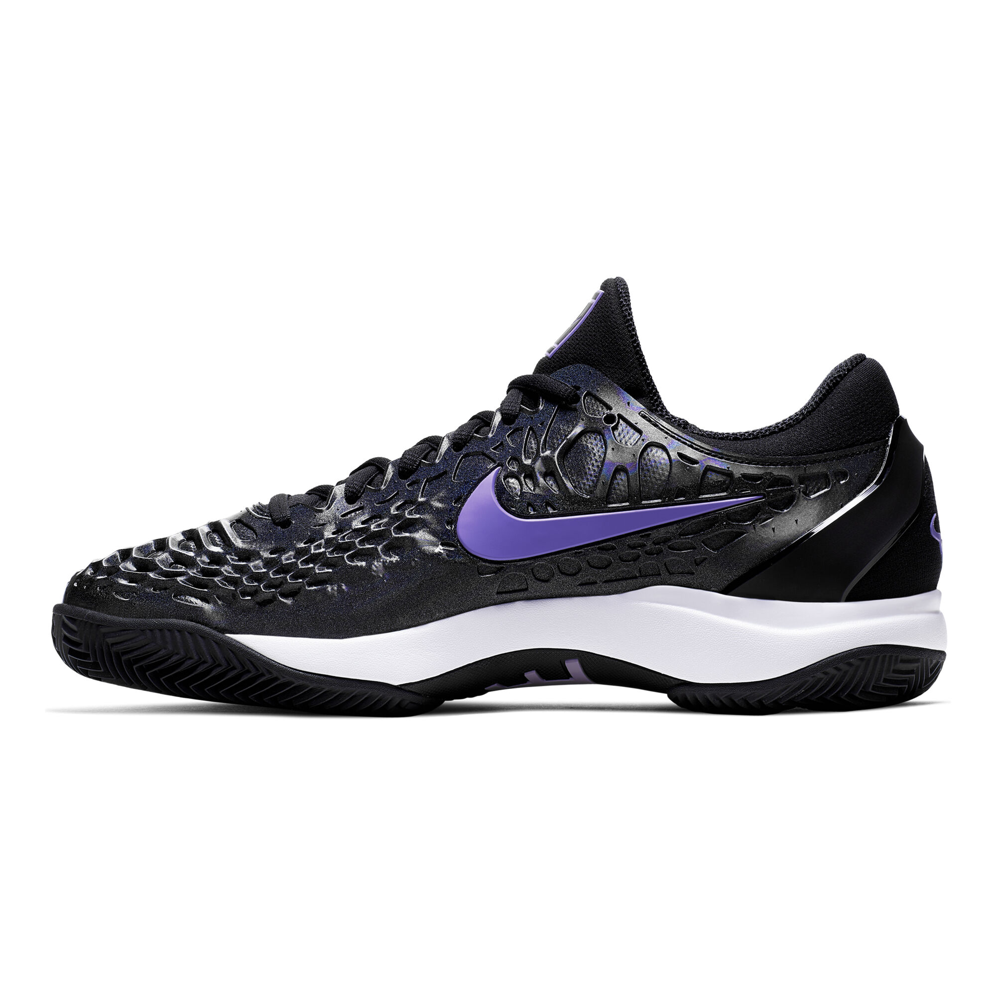 buy Nike Nadal Cage 3 Clay Court Shoe - Black, Lilac online Tennis-Point