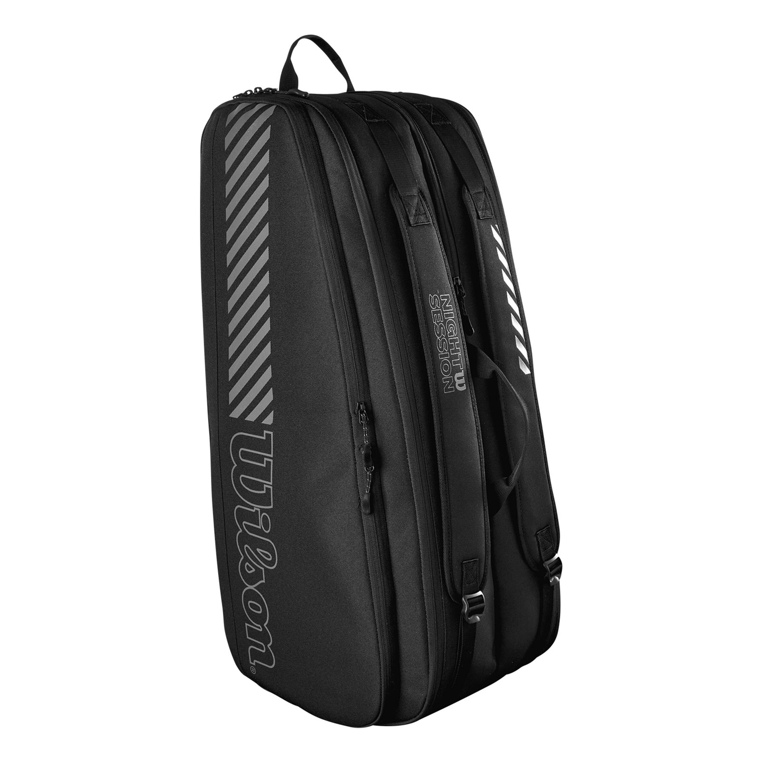 Buy Wilson Tour Night Session Racket Bag 12 Pack Black