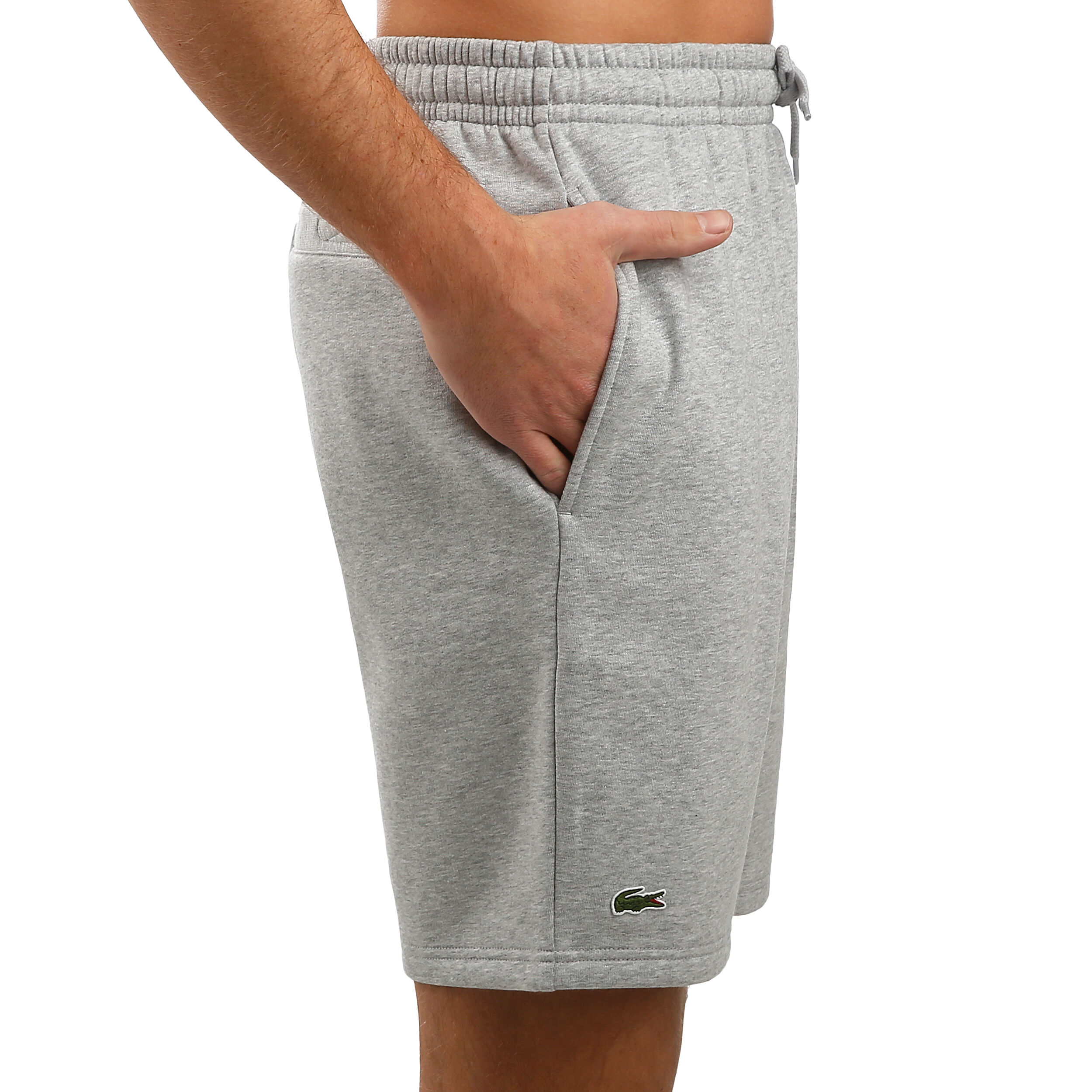 Mens grey hot sale lacoste shorts