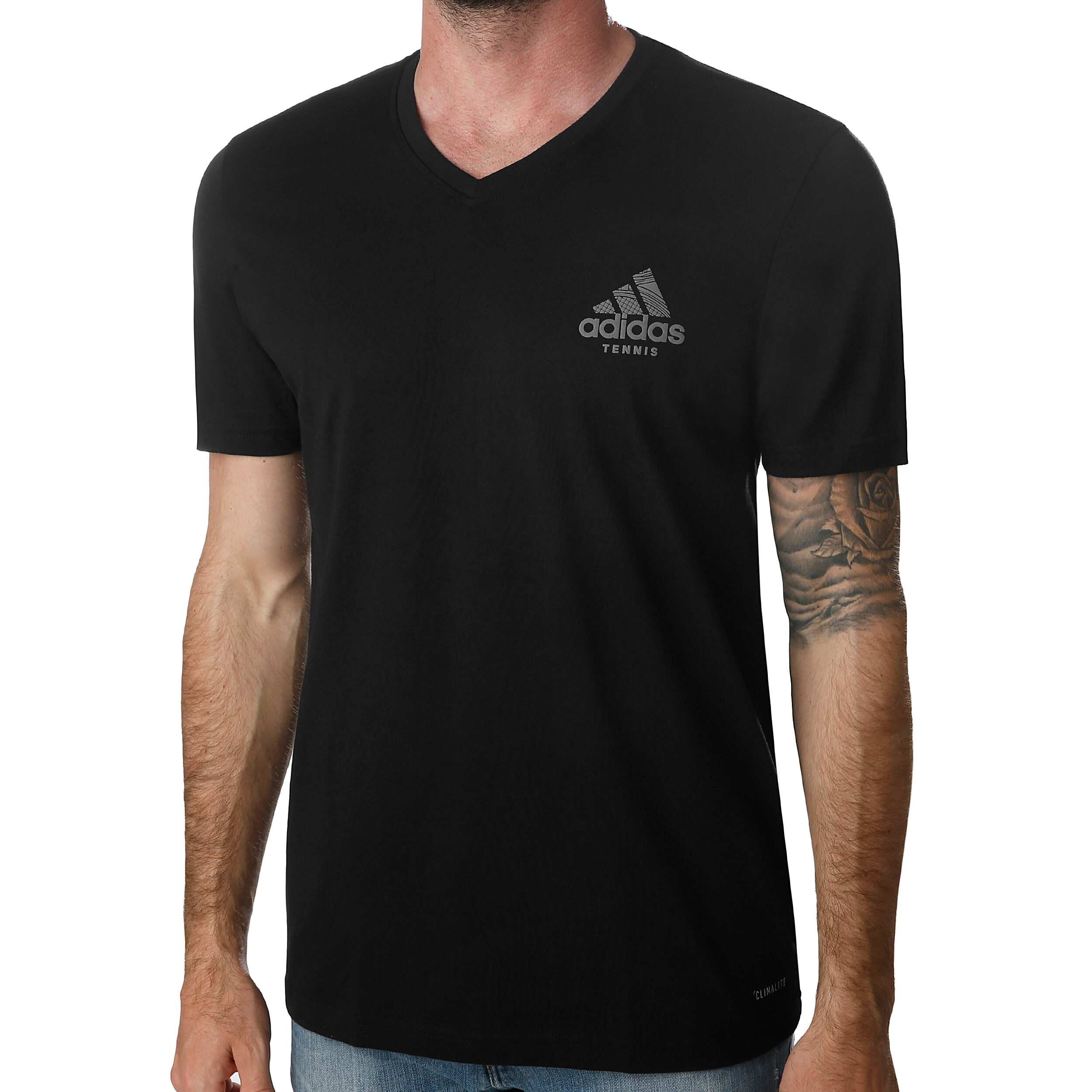 adidas t shirt v neck