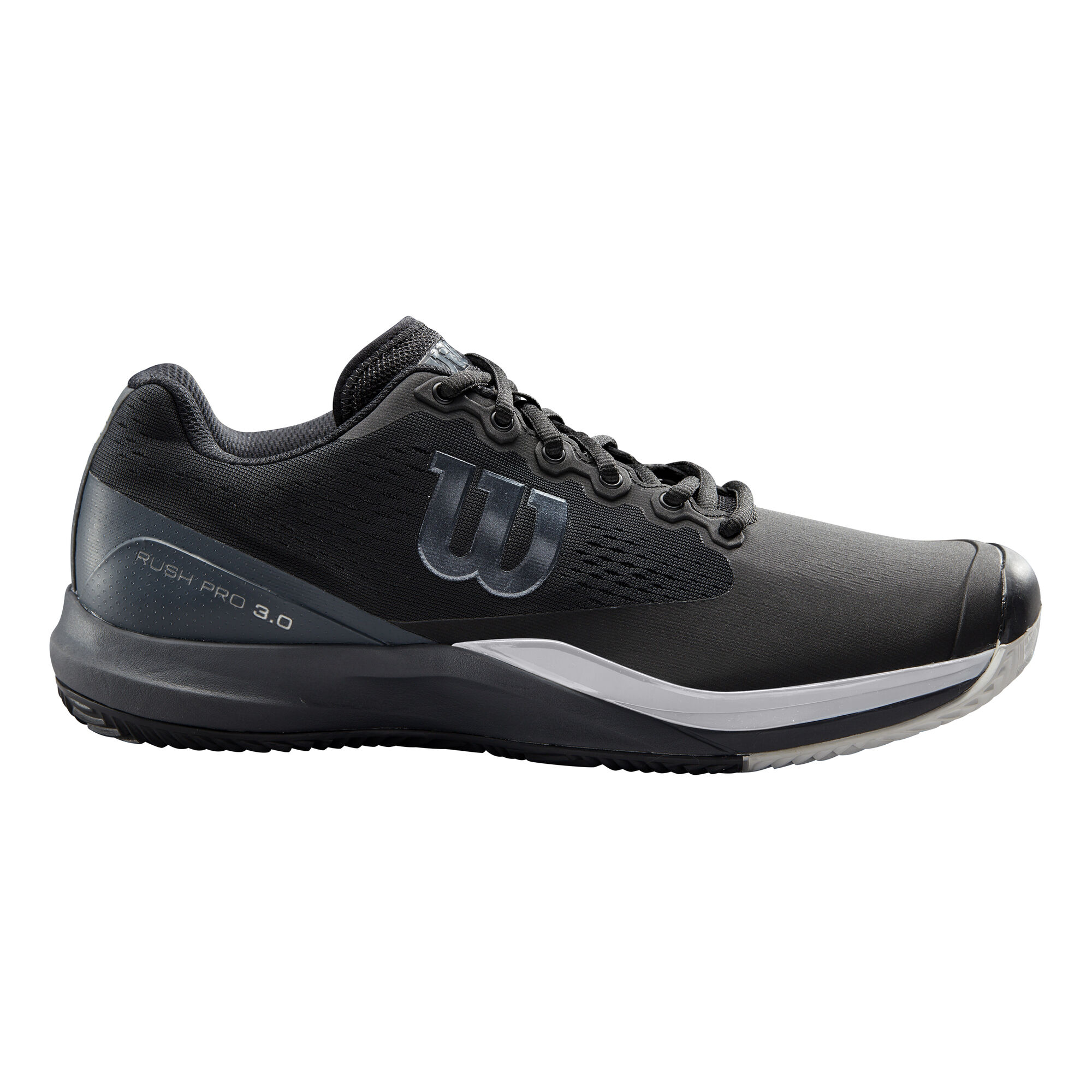 buy Wilson Rush Pro 3.0 Clay Court Shoe Men - Black, Dark Blue online ...