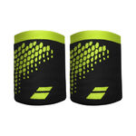 Babolat Tennis apparel Babolat Logo Jumbo Wristband Unisex-yellow, grey