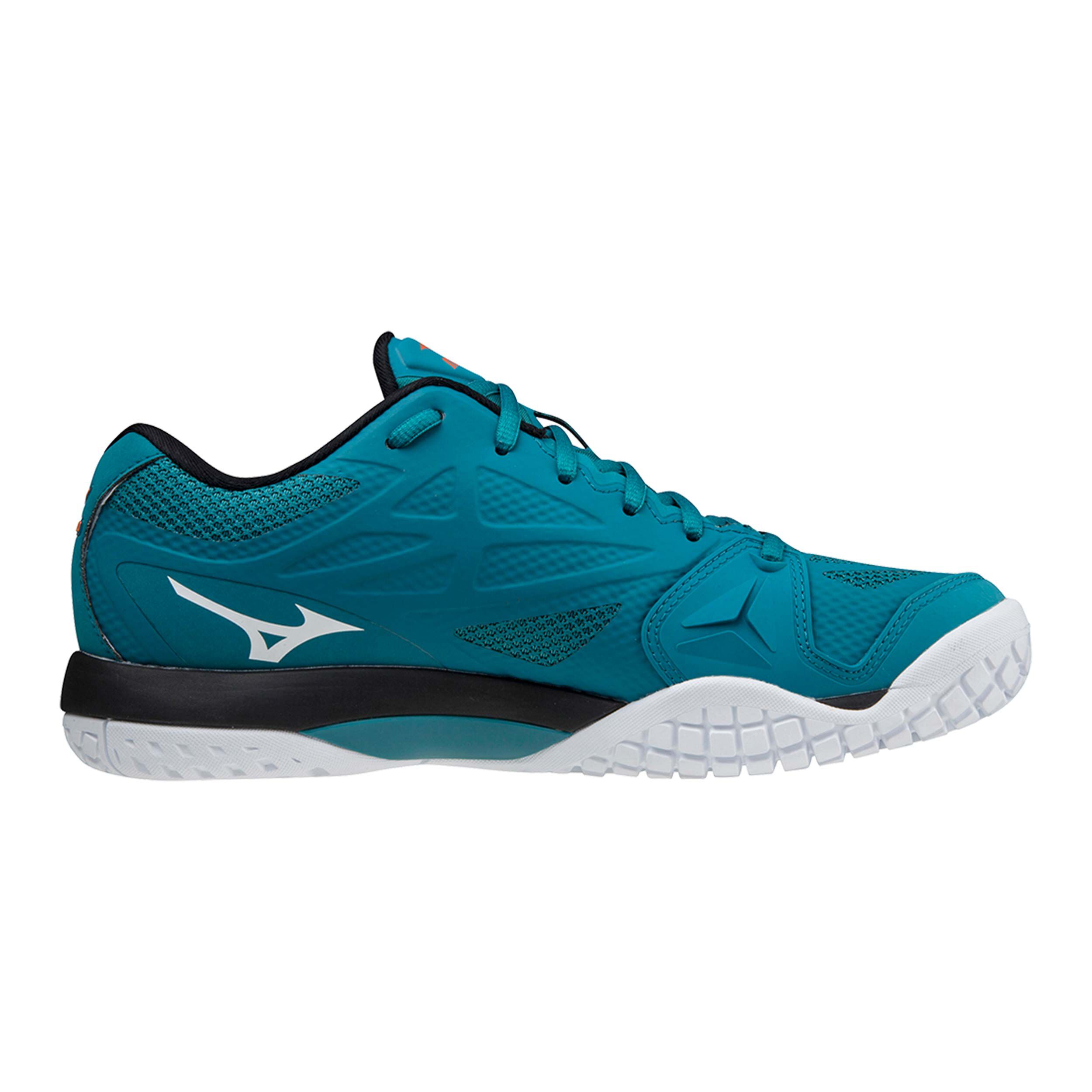 Buy Mizuno Wave Intense Tour 5 All Court Shoe Men Petrol Multicoloured online Tennis Point COM