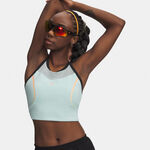 Under Armour Running shirt Under Armour Velociti Elite Crop  Running shirt Women-mint, coral