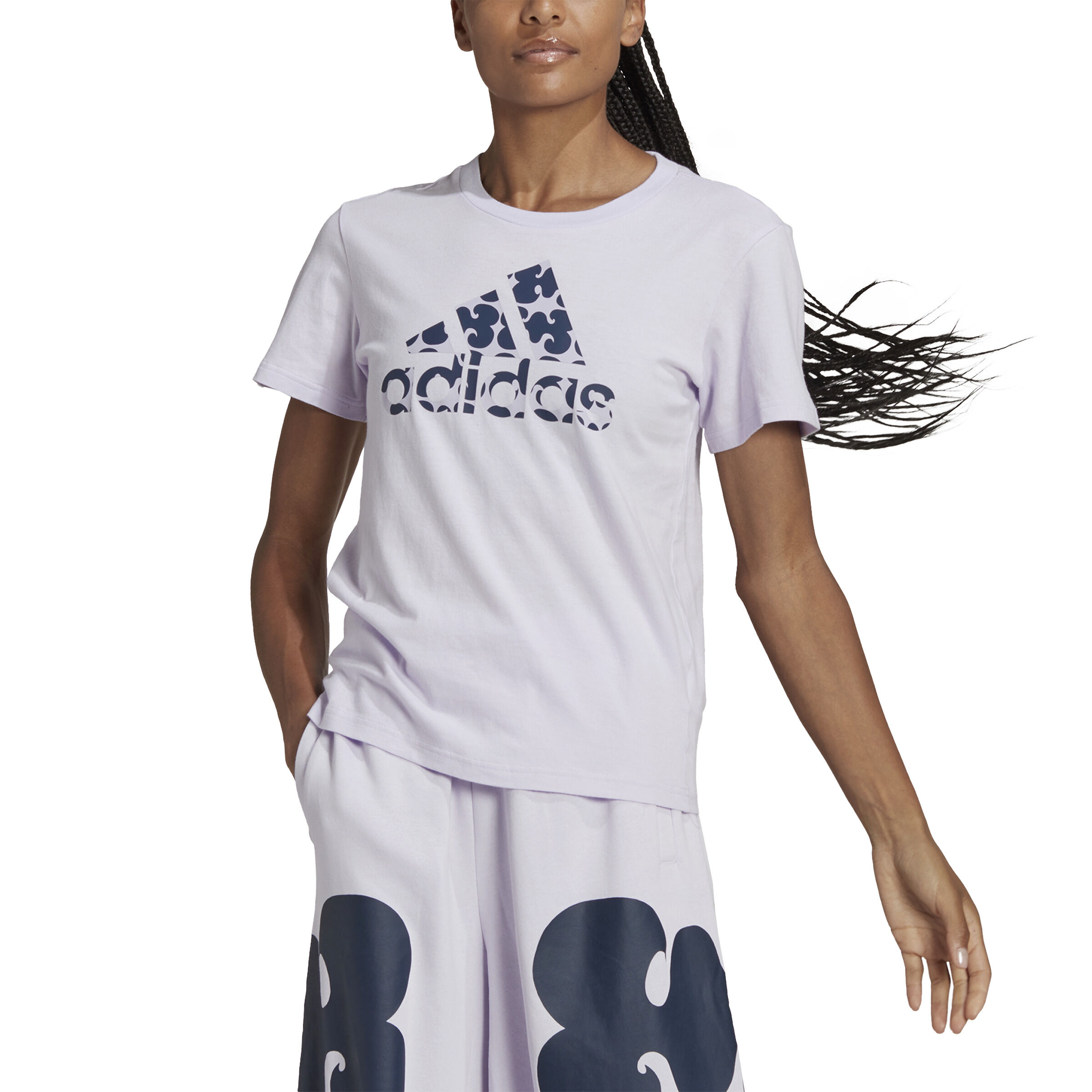 Buy adidas Marimekko Graphic T Shirt Women Lilac Violet online Tennis Point COM